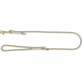 Soft Rope kerek szövött póráz, szürke/világosszürke