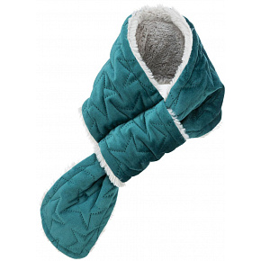 Karácsonyi sál kutyáknak, bársony/plüss, lila/zöld