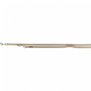 PREMIUM hosszabbítható dupla rétegű póráz, homokszínű