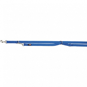 PREMIUM hosszabbítható dupla rétegű póráz, királykék
