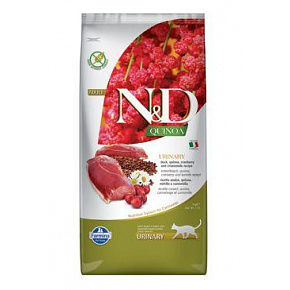 N&D Quinoa CAT Húgyúti kacsa és áfonya 5kg N&D Quinoa CAT Húgyúti kacsa és áfonya 5kg