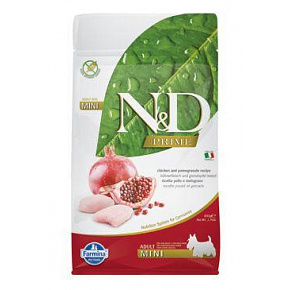 N&D PRIME DOG Adult Mini csirke és gránátalma 800g N&D PRIME DOG Adult Mini csirke és gránátalma 800g