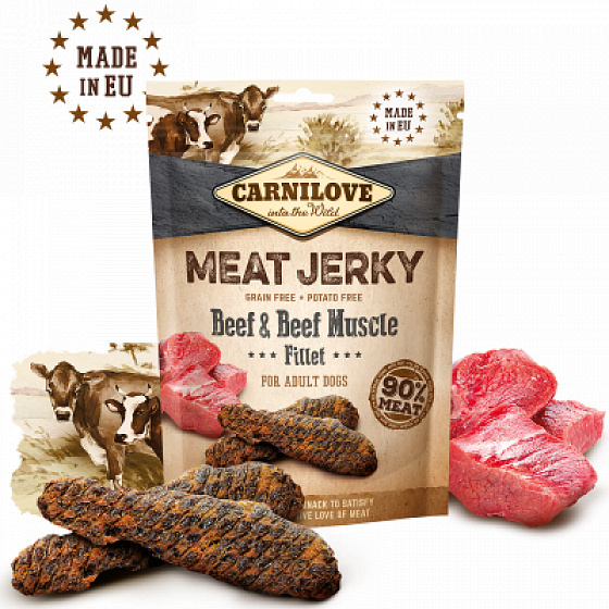 Carnilove Dog Jerky Marhahús marhahús filével 100g