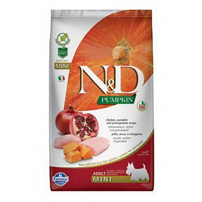N&D Pumpkin DOG Adult Mini csirke és gránátalma 2,5kg