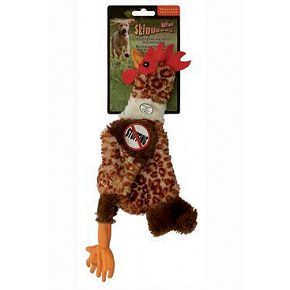 Kutyajáték Kakas nyikorgó 32cm Skinneeez kutyajáték