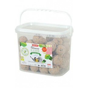 Zsír golyó magvakkal 90g vödör 50db háló nélkül Zolux