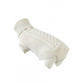 Pulóver garbó ruha kutyáknak MEGEVE krém 25cm Zolux Pulóver garbó ruha kutyáknak MEGEVE krém 25cm Zolux