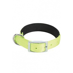 Nyakörv kutya SOFT nejlon 25mm/55cm lime Zolux