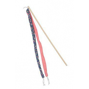 Játék macska rúd ETHICAT FLORAL szalagok macskamenta Zolux