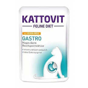 Kattovit Cat Gastro csirke és rizs zseb 85g Kattovit Cat Gastro csirke és rizs zseb 85g