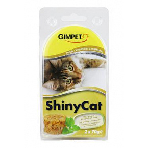 Gimpet ShinyCat konz. tonhal&garnélarák&maltóz 2x70g Gimpet ShinyCat konz. tonhal&garnélarák&maltóz 2x70g