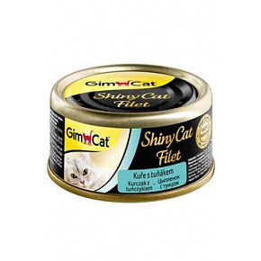 GimCat ShinyCat konz. csirkefilé tonhallal 70g GimCat ShinyCat konz. csirkefilé tonhallal 70g