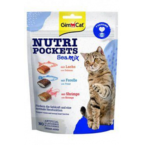 GimCat Nutri Pockets Tenger gyümölcsei mix 150g GimCat Nutri Pockets Tenger gyümölcsei mix 150g