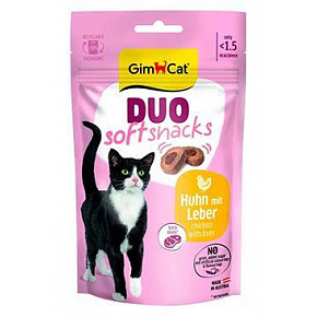 GimCat Duo Soft Snacks csirkével és májjal 50g GimCat Duo Soft Snacks csirkével és májjal 50g