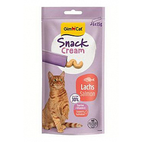 GimCat Snack Krém lazac 6x15g GimCat Snack Krém lazac 6x15g