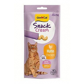 GimCat Snack Cream csirke 6x15g