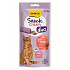 GimCat Snack Cream Duo lazac&paradicsom 6x15g