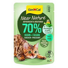 GimCat Near Nature tasak csirke&fácán 85g