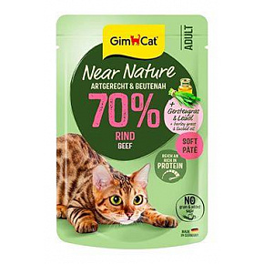 GimCat Near Nature tasak marhahússal 85g GimCat Near Nature tasak marhahússal 85g