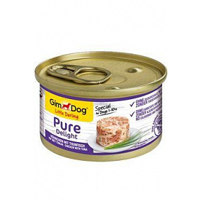 GimDog Pure Delight konz. csirke tonhallal 85g GimDog Pure Delight konz. csirke tonhallal 85g