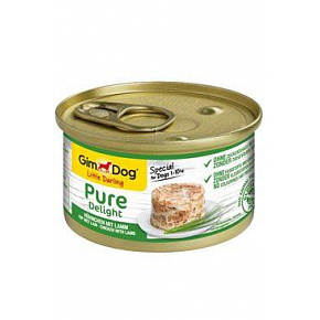 GimDog Pure Delight konz. csirke báránnyal 85g