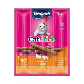 Vitakraft Cat csemege. Stick Classic pulyka+bárány 3x6g