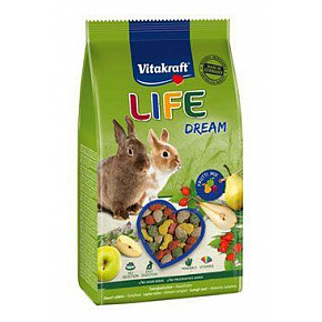 Vitakraft rágcsáló nyúltáp. Life Dream 600g Vitakraft rágcsáló nyúltáp. Life Dream 600g
