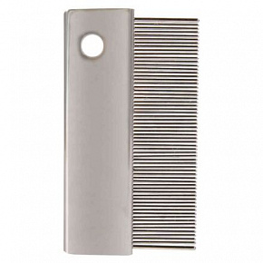 Nagyon finom fésű bolhák és por ellen, fém 6 cm