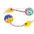 Csörgő labda farokkal 4 cm (2 db)