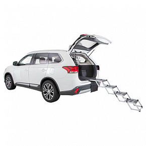 Összecsukható létra 4 lépcsős, 37 x 70 x 160 cm, 75 kg-ig, alumínium/TPR Összecsukható létra 4 lépcsős, 37 x 70 x 160 cm, 75 kg-ig, alumínium/TPR