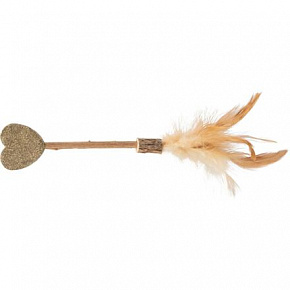 Nyalóka SZÍV Matatabival és tollakkal, 23 cm Nyalóka SZÍV Matatabival és tollakkal, 23 cm