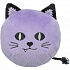 HALLOWEEN macska, plüss játék hanggal, 10 cm, lila - KORLÁTOZOTT AJÁNLAT