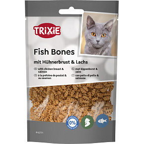 Fish Bones, csirkemellel és lazaccal, 50 g Fish Bones, csirkemellel és lazaccal, 50 g