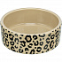 Kerámia tál LEO, 0,3 l/ 12 cm, barna/leopárd