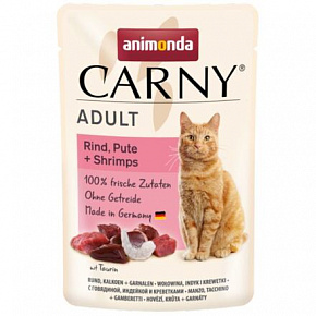Carny Adult 85 g marhahús, pulyka+rák, tasak macskáknak Carny Adult 85 g marhahús, pulyka+rák, tasak macskáknak