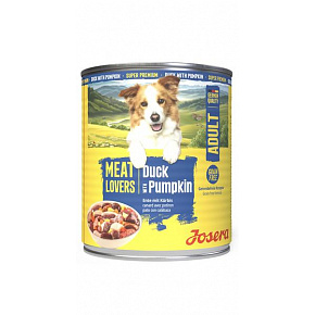 Josera konzerva Dog Meat Lovers Duck with Pumpkin NEW 800 g Josera konzerva Dog Meat Lovers Duck with Pumpkin NEW 800 g