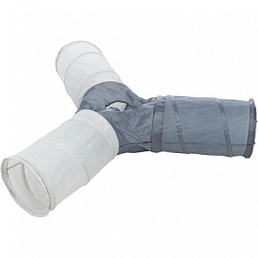 Macska alagút három bejárattal 3x22x50cm Macska alagút három bejárattal 3x22x50cm