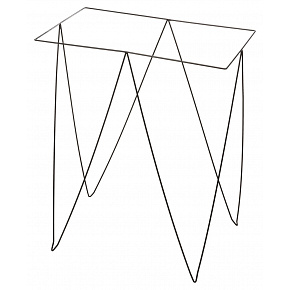 Keret / állvány fonott kosárhoz, 54 x 67 x 36 cm, fém / fekete Keret / állvány fonott kosárhoz, 54 x 67 x 36 cm, fém / fekete