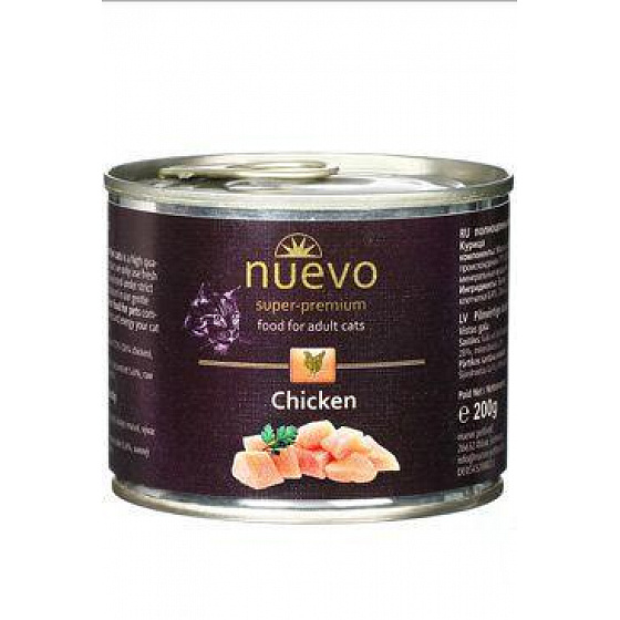 Nuevo cat adult Chicken cons. 200g