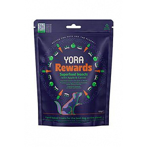 YORA kutyaeledel. a rovarokból Rewards alma és sárgarépa 100g YORA kutyaeledel. a rovarokból Rewards alma és sárgarépa 100g