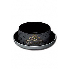 Műanyag tál LUXURIOUS 1 fekete 350ml Műanyag tál LUXURIOUS 1 fekete 350ml