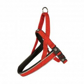 Hám DUVO+ EXPLOR EAST nylon M 40-50cm/15mm vörös Hám DUVO+ EXPLOR EAST nylon M 40-50cm/15mm vörös