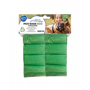 DUVO+ zsákok kutyahulladék gyűjtésére, 16x20 biológiailag lebomló zsák, zöld DUVO+ zsákok kutyahulladék gyűjtésére, 16x20 biológiailag lebomló zsák, zöld