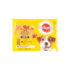 Mars PEDIGREE tasak dog ADULT Multipack HD nyúl & pulyka és sárgarépa lében 4 x 100 g Mars PEDIGREE tasak dog ADULT Multipack HD nyúl & pulyka és sárgarépa lében 4 x 100 g