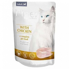 PIPER CAT zseb macskáknak, csirke 100g PIPER CAT zseb macskáknak, csirke 100g