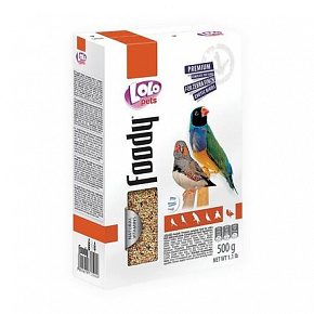 LOLO BASIC teljes értékű eledel zebrapintyek számára 500 g-os dobozban LOLO BASIC teljes értékű eledel zebrapintyek számára 500 g-os dobozban