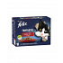 Nestlé FELIX Fantastic cat Multipack marhahús, baromfi, zöldbab és bárány, csirke, paradicsom és pulyka, kacsa zselés kapszulában 12x85 g
