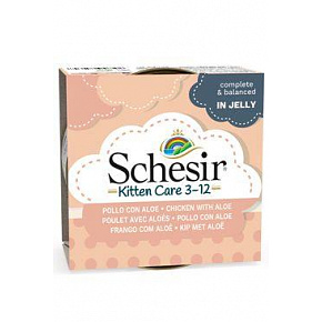 Schesir Cat Cons. Cica csirke/aloe zselében 85g Schesir Cat Cons. Cica csirke/aloe zselében 85g