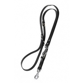 Bőr póráz NATURAL GA 200cmx18mm, fekete FP 1db Bőr póráz NATURAL GA 200cmx18mm, fekete FP 1db