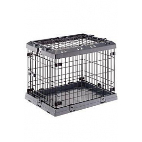 Összecsukható doboz Superior 60 kutyáknak szürke FP Összecsukható doboz Superior 60 kutyáknak szürke FP